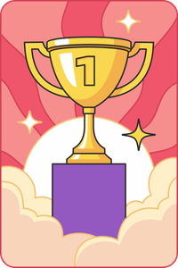 1. Platz in einem Turnier